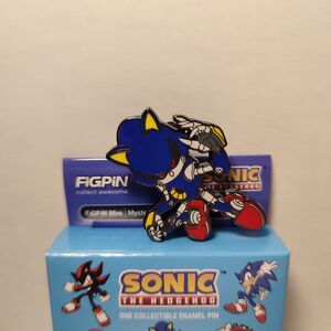 Sonic The Hedgehog Metal Sonic Y450 FigPin Mini Super Rare Enamel Pin Badge